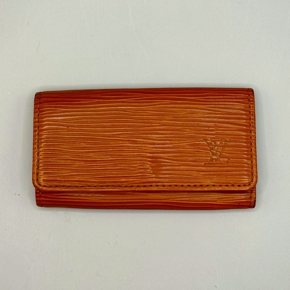 Vintage LV Brown Epi Leather 4-Key Holder - Picture 1 of 7